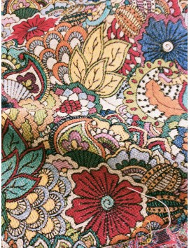 Tela tapiz Gobelino flores
