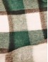 Tela de Paño  de lana cuadros verdes