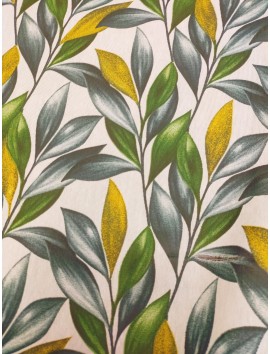 Mantel resinado antimanchas hojas de olivo