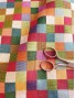 Tela de tapiz gobelino cuadros de colores