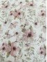 Tela antimanchas  con flores rosa palo