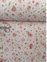 Tela Loneta con estampado de rosas