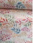 Tela Loneta con estampado de rosas
