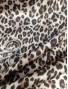 Tela Satén flores animal print leopardo