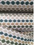 Chenilla Jacquard onda verde y beige