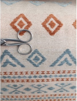 Chenilla Jacquard étnica fondo crudo 280