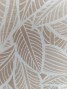 Mantel teflonado anti manchas hojas beige