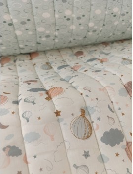 Acolchado (Guateado) reversible algodón