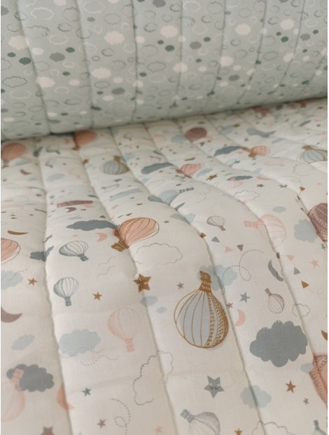 Acolchado (Guateado) reversible algodón