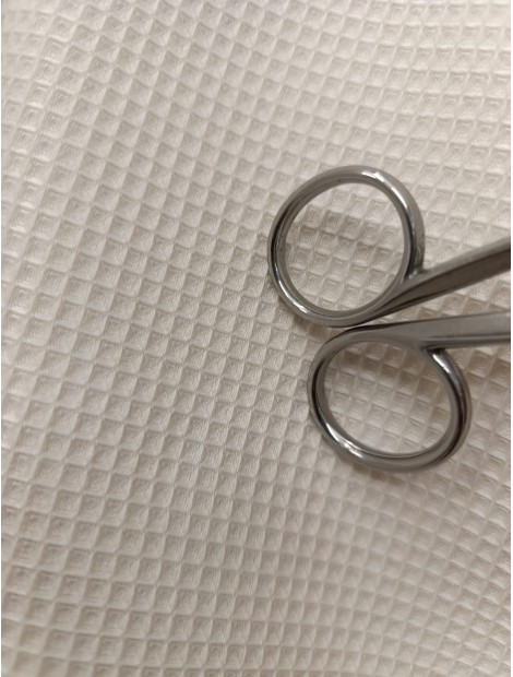 Tela  piqué blanco roto en 280