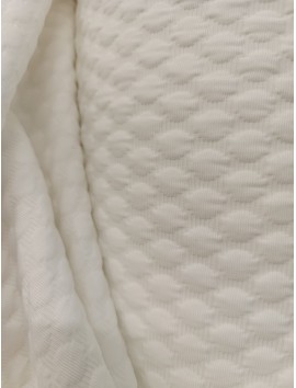 Tela  piqué blanco roto en 280 colcha