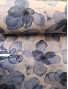 Tela Loneta con estampado de flores azules