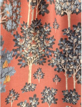 Loneta de algodón árboles frutales