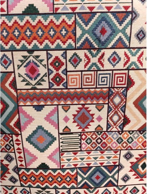 Tela Gobelino patrón geométrico