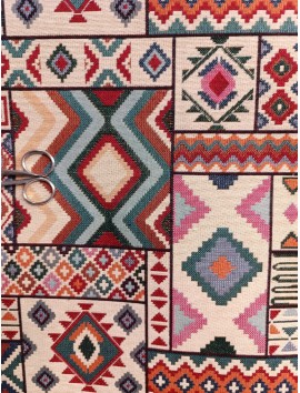 Tela Gobelino patrón geométrico