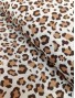 Tela de algodón estampado animal print leopardo