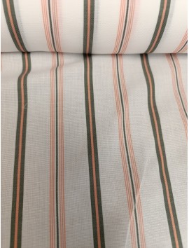 Tela de algodón estampado rayas