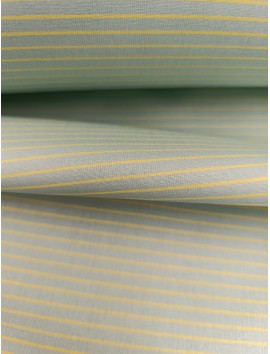Tela de algodón  rayas verdes, en 280 cm