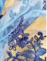 Tul Bordado flores azules