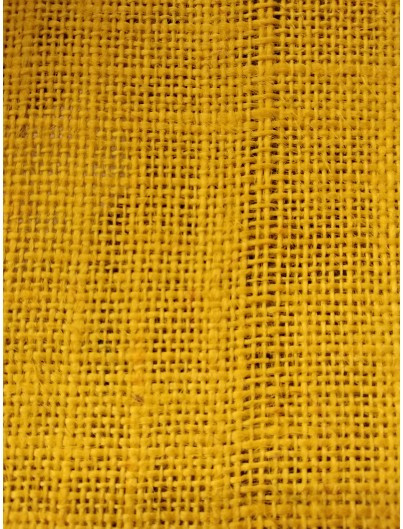 Tela de saco arpillera amarillo