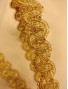 Pasamanería metálica dorada P1 - 2,5 cm