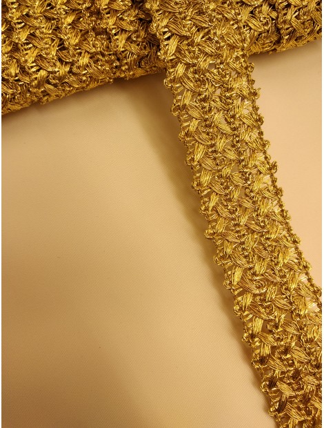 Comprar cinta metalizada oro . Merceria online 