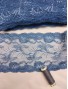 Cinta de encaje azul floral E3 - 12 cm