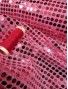 Tul de lentejuelas rosa 6 mm