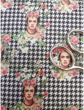 Algodón  Frida Kahlo , pata degallo