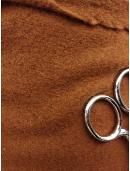 Tela de Paño  de lana marrón