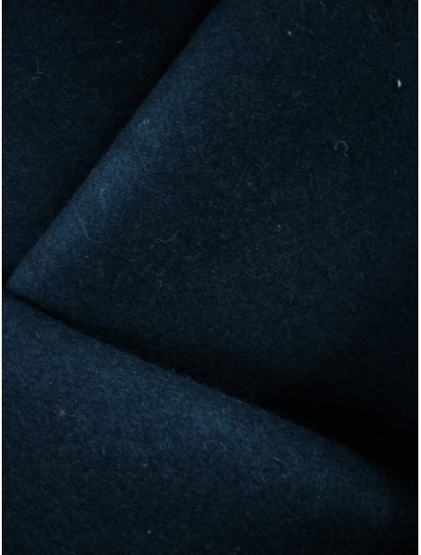 Tela de Paño  de lana azul marino