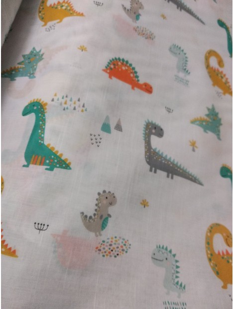 Salón de clases Proceso rasguño Comprar tela para cortinas infantiles dinosaurios- Comprartela.es