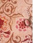 Tela de tapiz gobelino flores granates