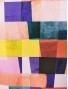 Tela de loneta algodón cuadros de colores