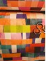 Tela de loneta algodón cuadros de colores