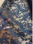 Tela de Encaje ramas azul marino