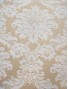 Damasco Jacquard blanco y beige